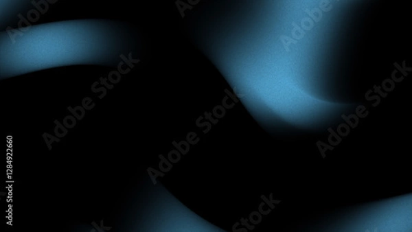 Fototapeta Blue gradient on a black background..