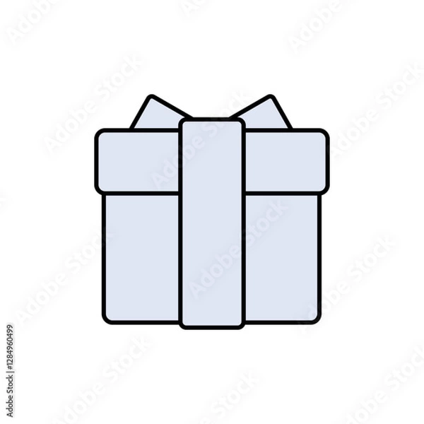 Obraz Gift Icon. Prize, Reward Symbol for Design, Presentation, Website or Apps Elements - Vector.