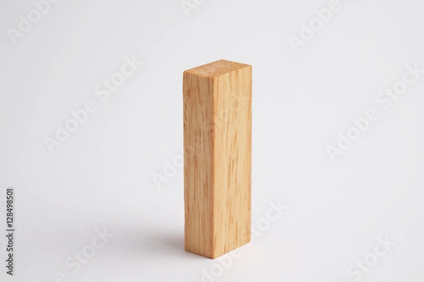 Obraz Wooden block for business concept.