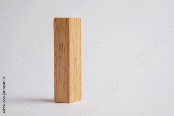 Obraz Wooden block for business concept.