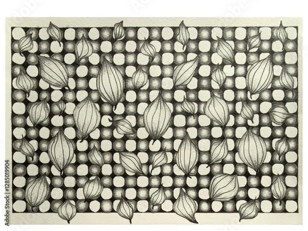 Obraz hand drawn with pen