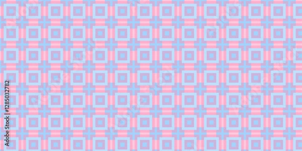 Obraz Dreamy Symmetry in Pink and Blue