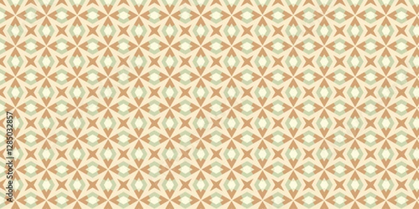 Obraz Earthy Tones in Geometric Balance