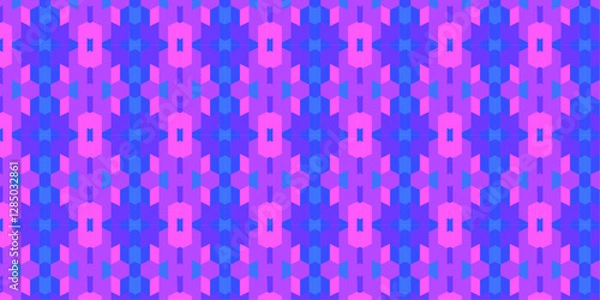 Obraz Geometric Illusion with Retro Futurism