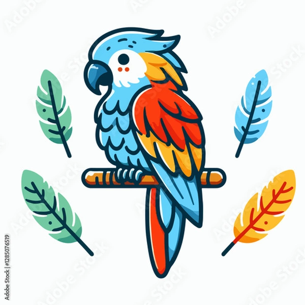 Fototapeta bird vector illustration