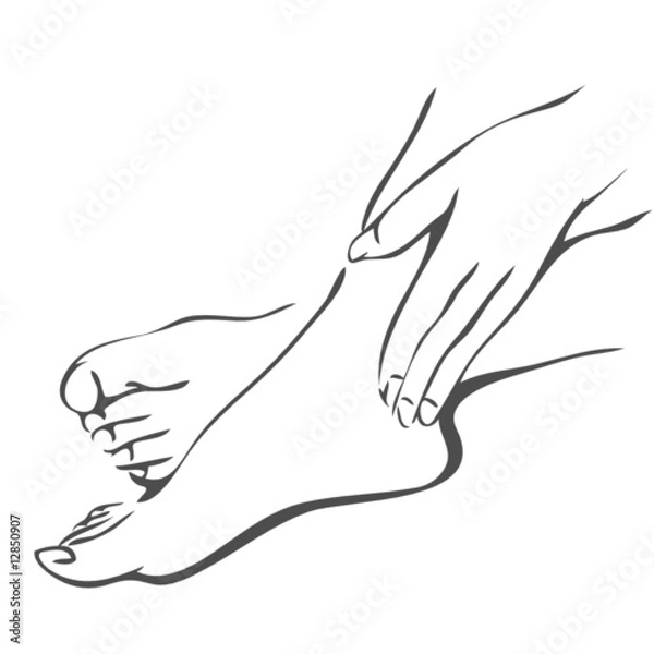 Obraz pielęgnacja stóp