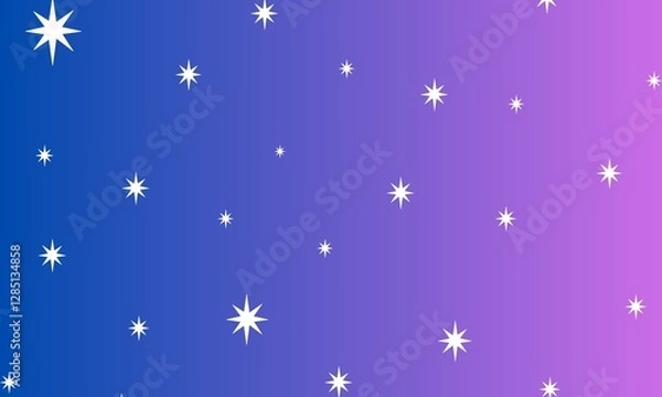 Obraz beautiful starry night sky background
