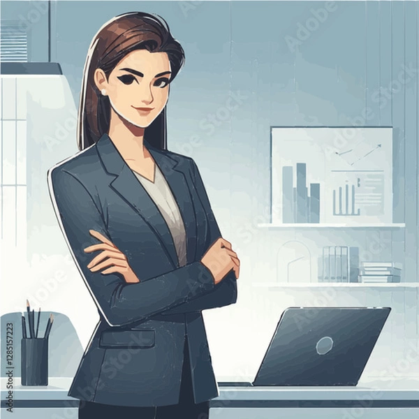 Obraz business woman in office