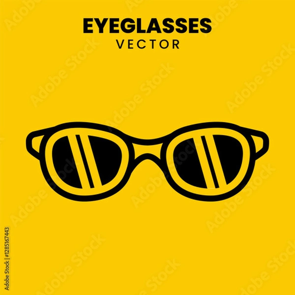 Obraz Cool glasses vector. Very suitable for logos, design elements, icons, and so on