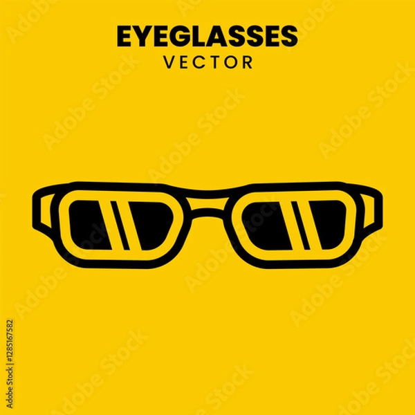 Obraz Cool glasses vector. Very suitable for logos, design elements, icons, and so on