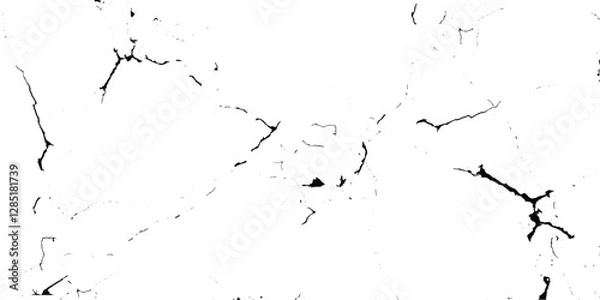 Fototapeta Cracks overlay textured. Vintage grunge texture. Vector illustration.  EPS 10