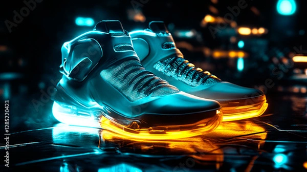 Obraz ice skates on the street