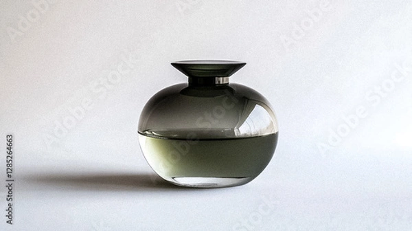 Obraz bottle of perfume on white background