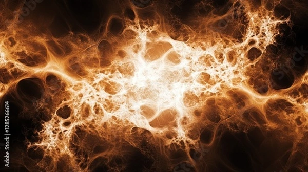 Fototapeta Fractal Complexity of Database Algorithms, intricate patterns illustrating the structure and dynamics of data management systems