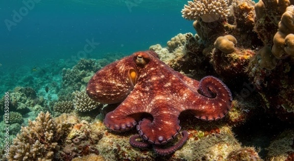 Obraz coral reef in the sea