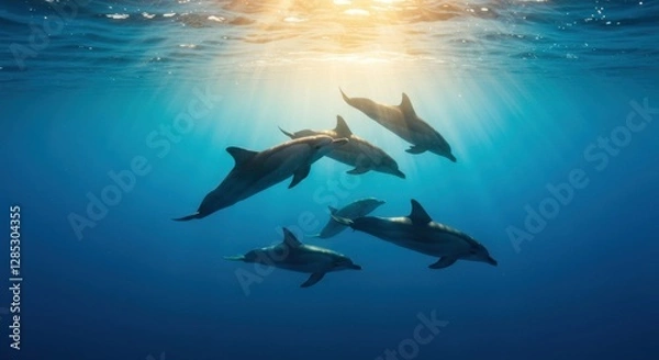 Obraz dolphin in the sea