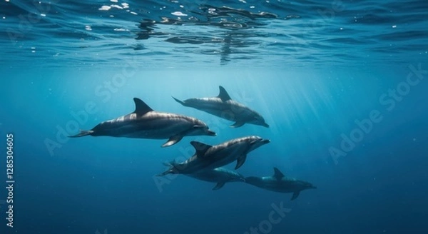 Obraz dolphin in the ocean