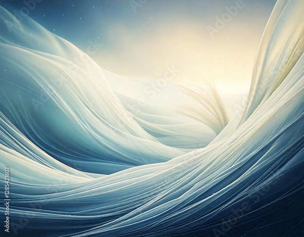 Fototapeta Simple and elegant abstract blur background with texture wave