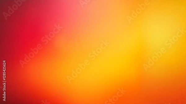 Fototapeta Abstract gradient background of glossy red and yellow colors