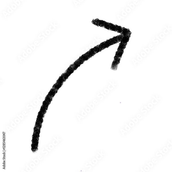 Obraz Arrow by fluffy pastel brush