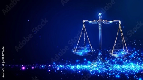 Fototapeta Futuristic AI-Powered Government System Optimizing Infrastructure, Policies, and Public Services