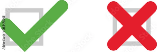 Obraz Check marks