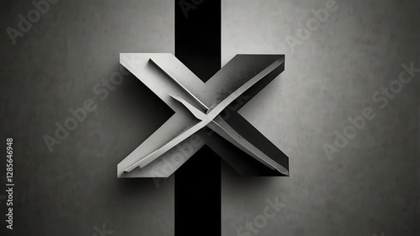 Fototapeta unique X design 