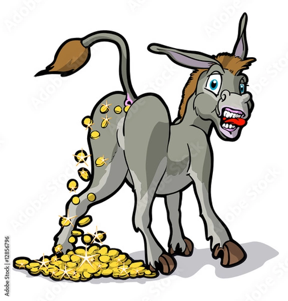 Fototapeta Dojna krowa Goldesel