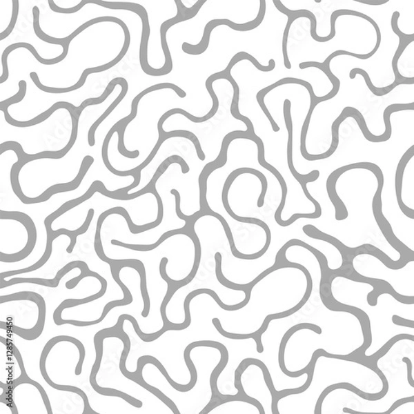 Fototapeta Abstract wavy seamless pattern background