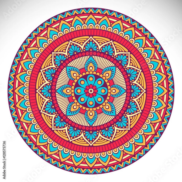 Fototapeta Vector indian Mandala