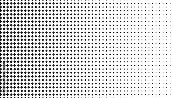 Fototapeta halftone diamond shape gradient effect