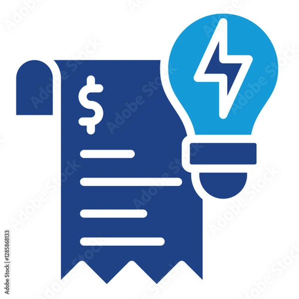Obraz Electrical Bill Icon