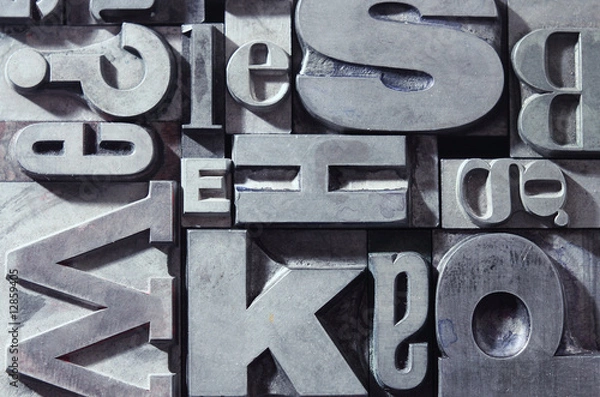 Fototapeta Buchstaben