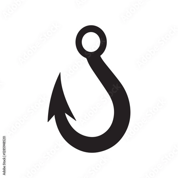 Fototapeta  hook icon design template vector