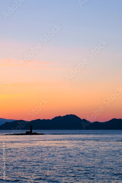 Fototapeta 海辺の夕景