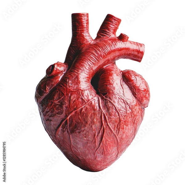 Fototapeta Heart anatomy model educational science lab image