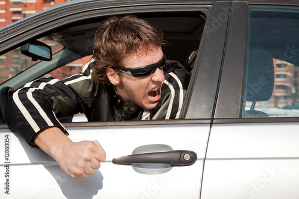 Obraz Aggressive driver