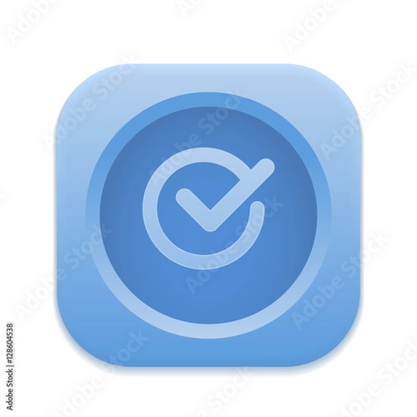 Fototapeta  App Button - Round Square 