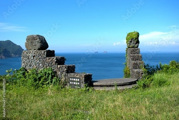 Obraz 大分県佐伯市　元の間海峡・段々展望所