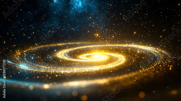 Fototapeta spiral galaxy background