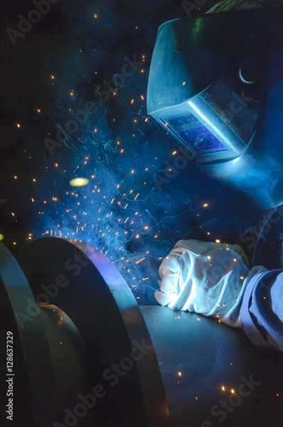 Obraz Arbeit als Schweißer