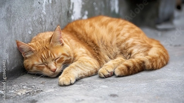 Fototapeta lazy cat
