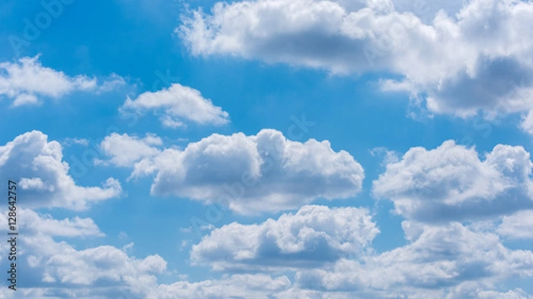 Fototapeta Blue sky and white clouds