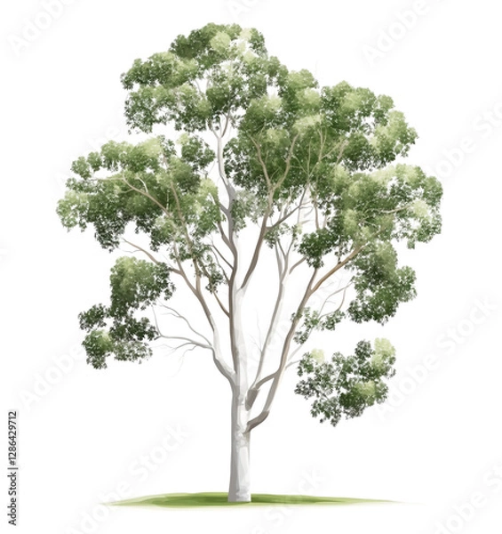 Fototapeta tree isolated on white background
