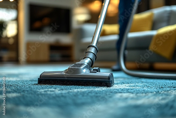 Fototapeta vacuum cleaner on carpet