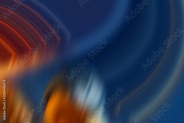 Fototapeta 2d illustration Abstract futuristic electronic circuit technology background