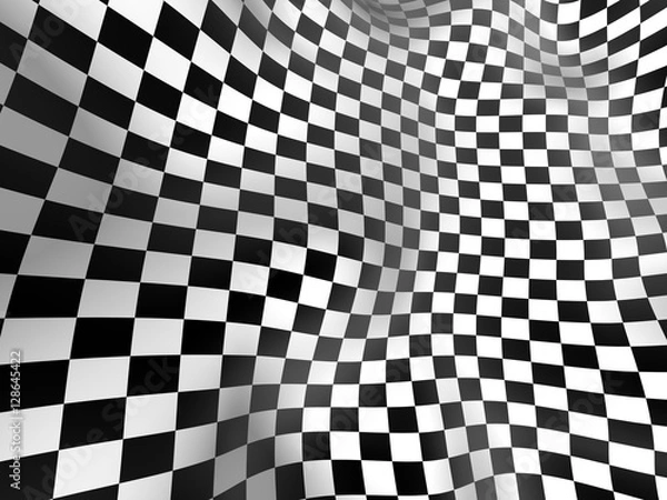 Fototapeta Checkered texture background illustration