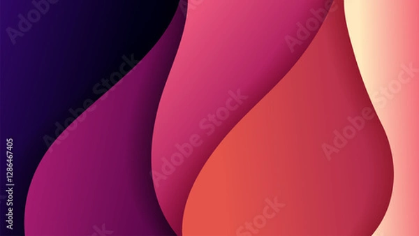 Fototapeta Premium vector background with soft gradient color on background. Eps 10	