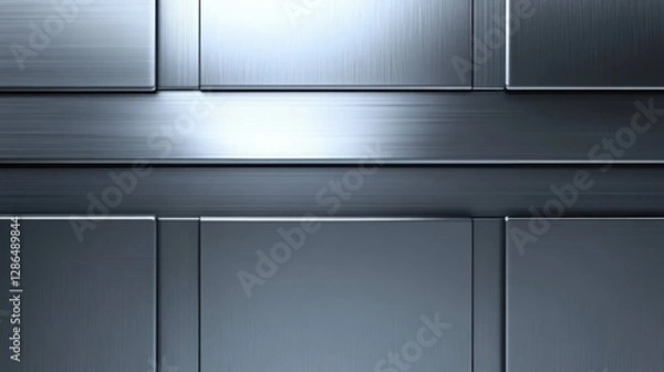 Obraz Elegant Brushed Metal Texture Design Background for Modern Applications
