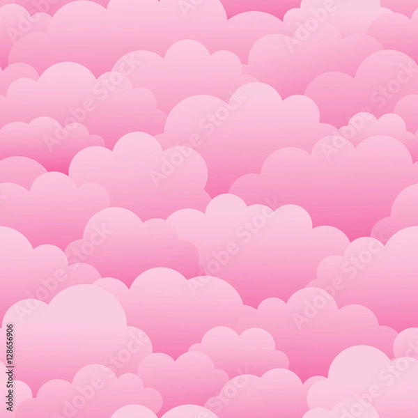 Fototapeta Pink clouds